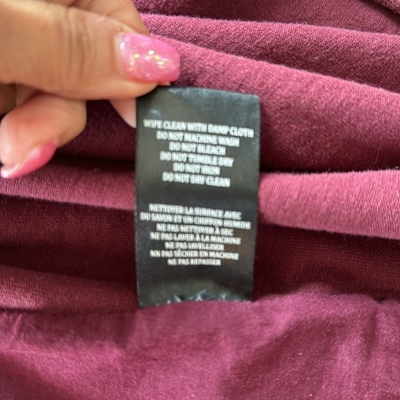 Blank NYC womens Size M Sunny Days Moto Jacket faux leather asymmetrical zip - Picture 6 of 9